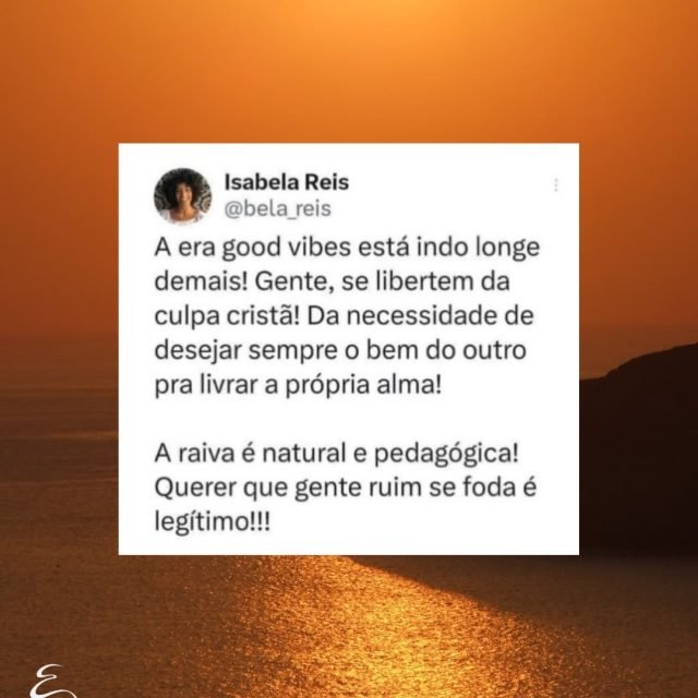 a raiva pode ser mestra 
quando você a observa 
e entende que ela te guia para quebrar 
as correntes do medo 

#packzinho com pílulas alquímicas para integrar nossa luz & sombra
