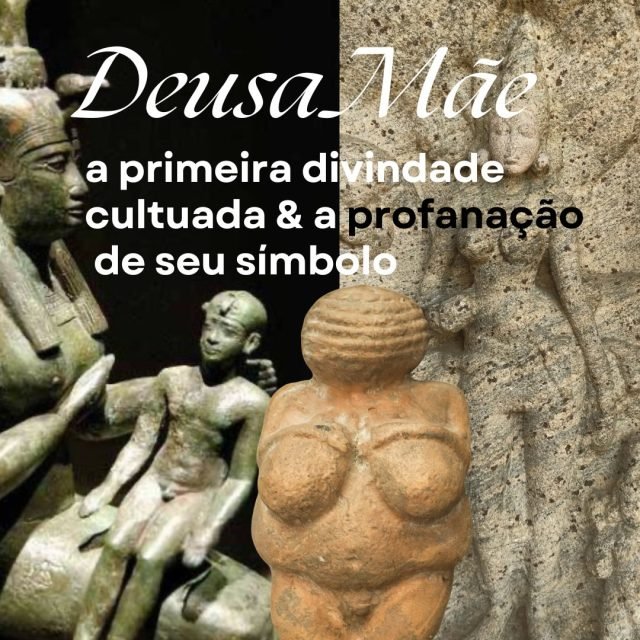 Ao longo da história, não foi só a imagem da Deusa que foi intencionalmente apagada — como também a forma como passou a ser narrada. Tradições, mitos e símbolos que expressavam o feminino como força criadora, cíclica e também destruidora começaram a ser perseguidos como ‘perigosos, caóticos ou inferiores’. 

Deusas como Inanna, Ishtar e Cibele — que reuniam amor, guerra, sexualidade e fertilidade — passaram a ser descritas como excessivas, vulgares ou violentas, como se essas dimensões não fossem parte essencial da própria natureza.

Os processos colonizadores não apagaram apenas deusas, mas uma forma inteira de compreender a vida: tudo aquilo que é instintivo, corporal, fértil e transformador foi sendo dissociado do sagrado. 

As faces intensas do feminino — que geram, nutrem, mas também rompem e encerram ciclos — foram silenciadas ou distorcidas, mesmo sendo exatamente o que vemos na terra, nos corpos e nos ritmos naturais.

Honrar a Grande Mãe é também lembrar disso: que criar e destruir fazem parte do mesmo movimento. 

Feliz Dia das Mães — que esse símbolo seja reconhecido em toda a sua potência!

“Se a Terra é uma mulher,
se o mar é uma mulher,
se a lua é uma mulher 
eu sei que Deus é uma mulher”